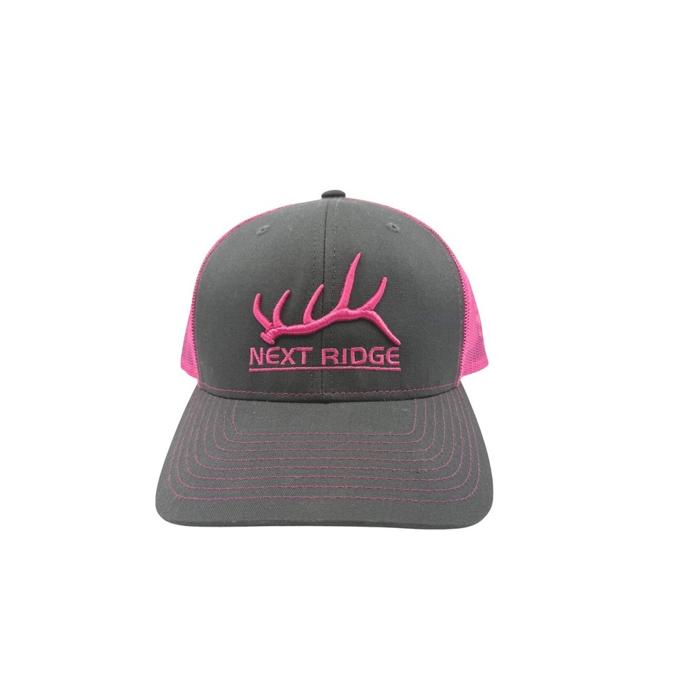 Next Ridge Hat Richardson 112 Pink Gray Trucker Cap Adjustable Womens‎